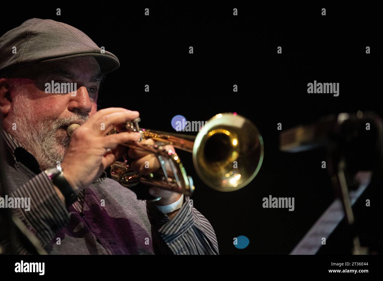Randy Brecker joue en direct au Scarborough Jazz Festival 2023 Banque D'Images