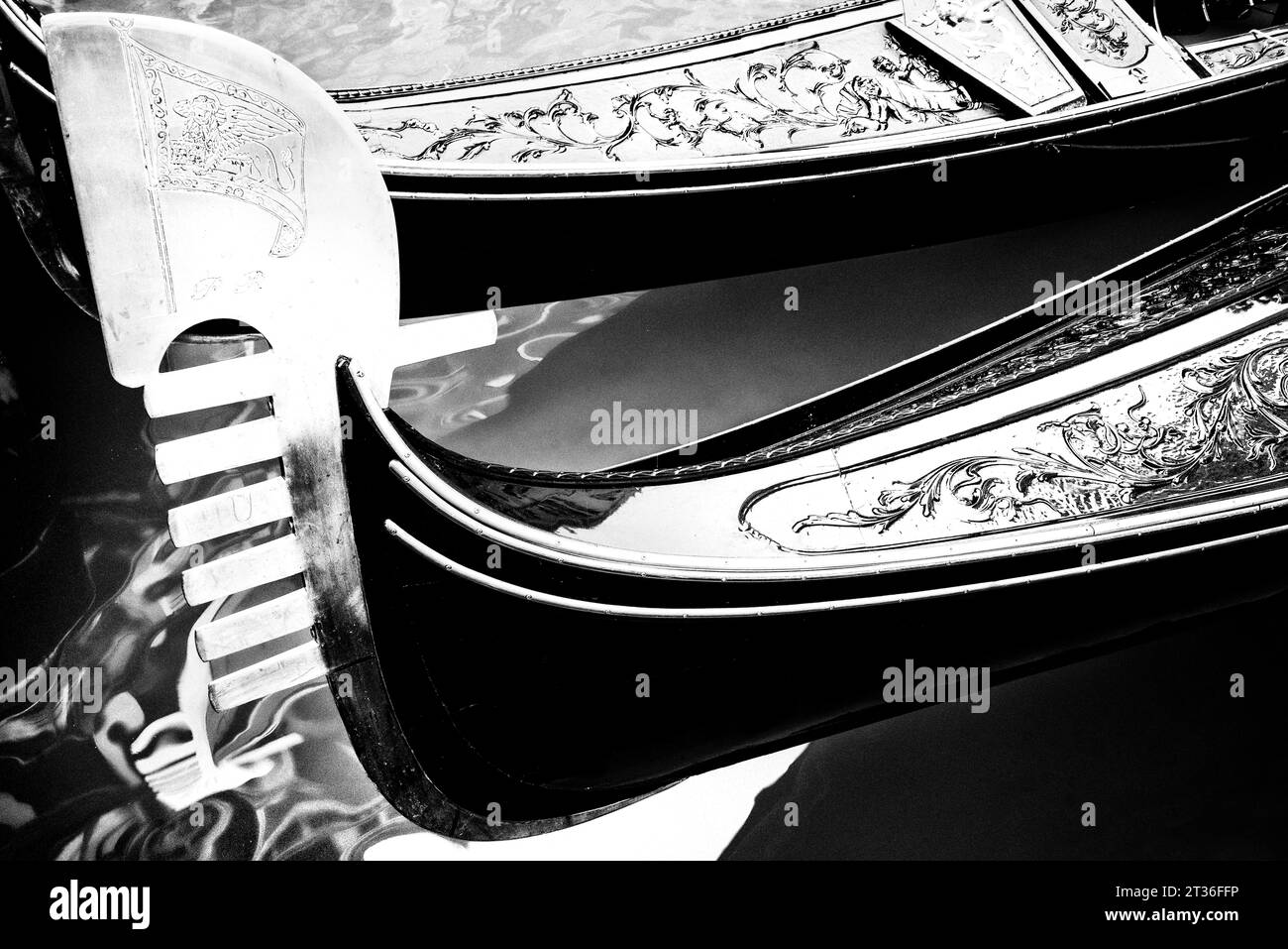 Gondole gros plan, Vénétie, Venise, Italie, Europe Banque D'Images