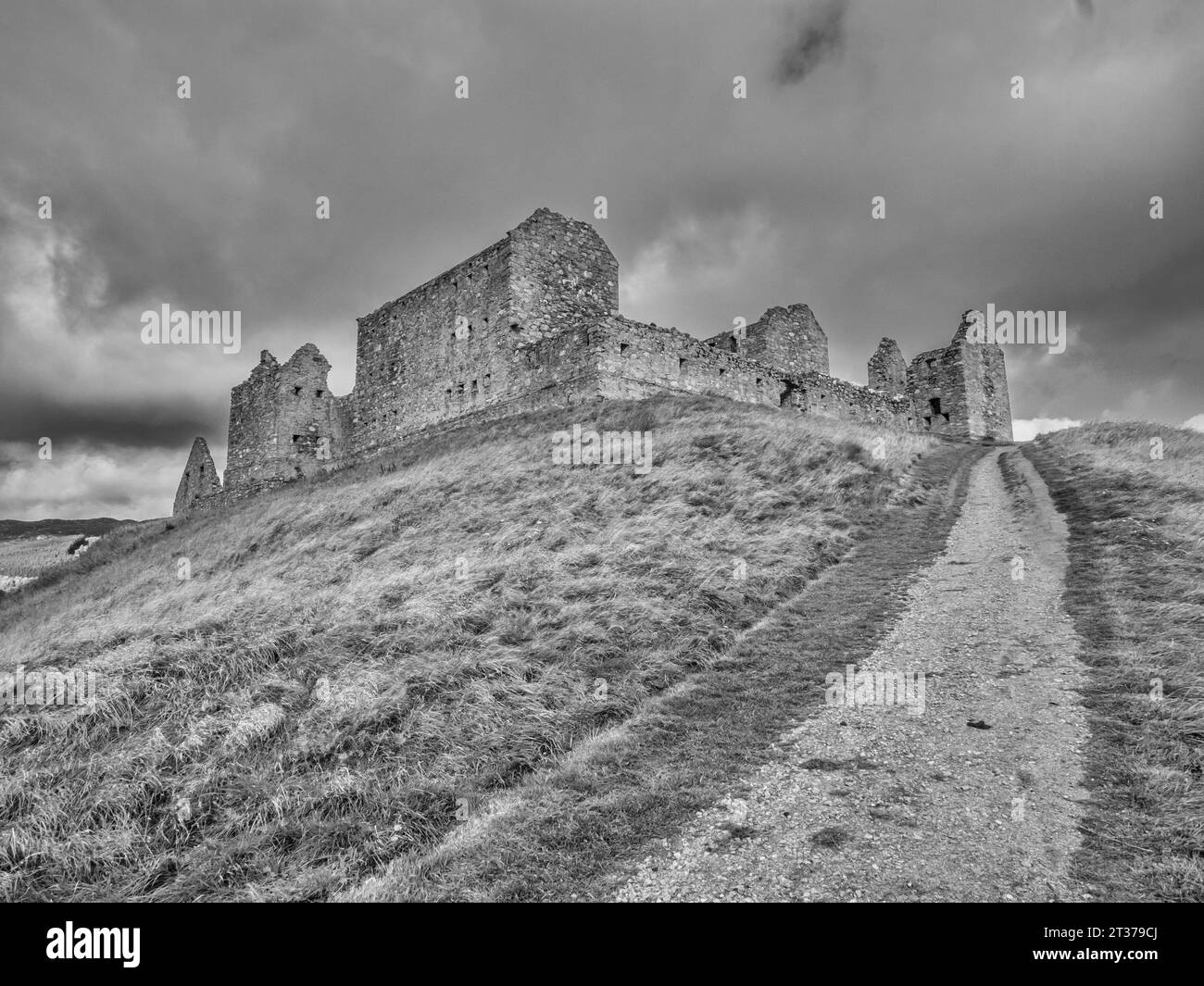 L'image est des ruines de la caserne militaire de Ruthven. Construit en 1721, pour surveiller les Highlands après l'échec du soulèvement jacobite de 1715 Banque D'Images