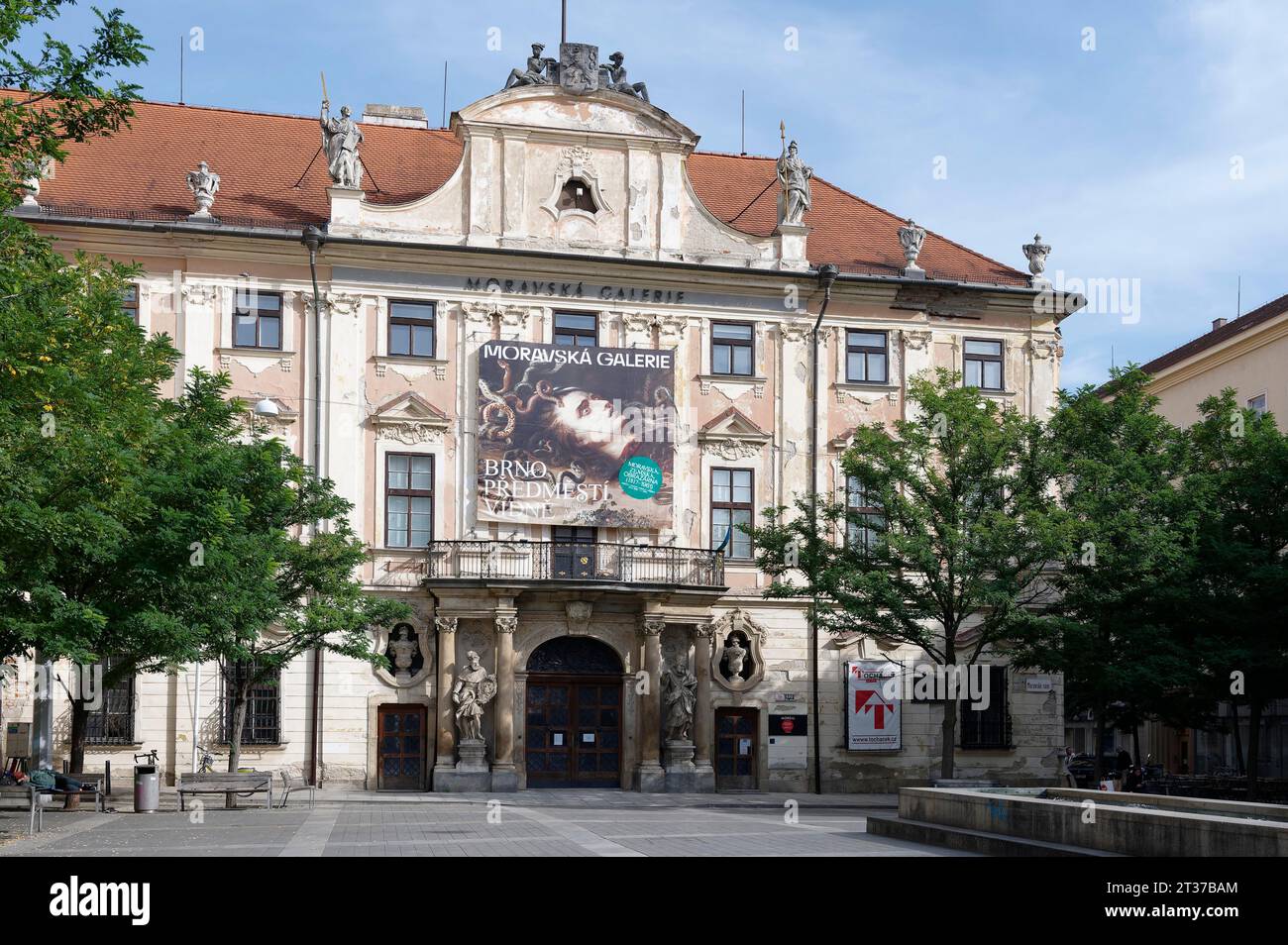 Palais du Gouverneur (Mistodrzitelsky palac), place Moravske namesti, Brno, Jihomoravsky kraj, République tchèque Banque D'Images