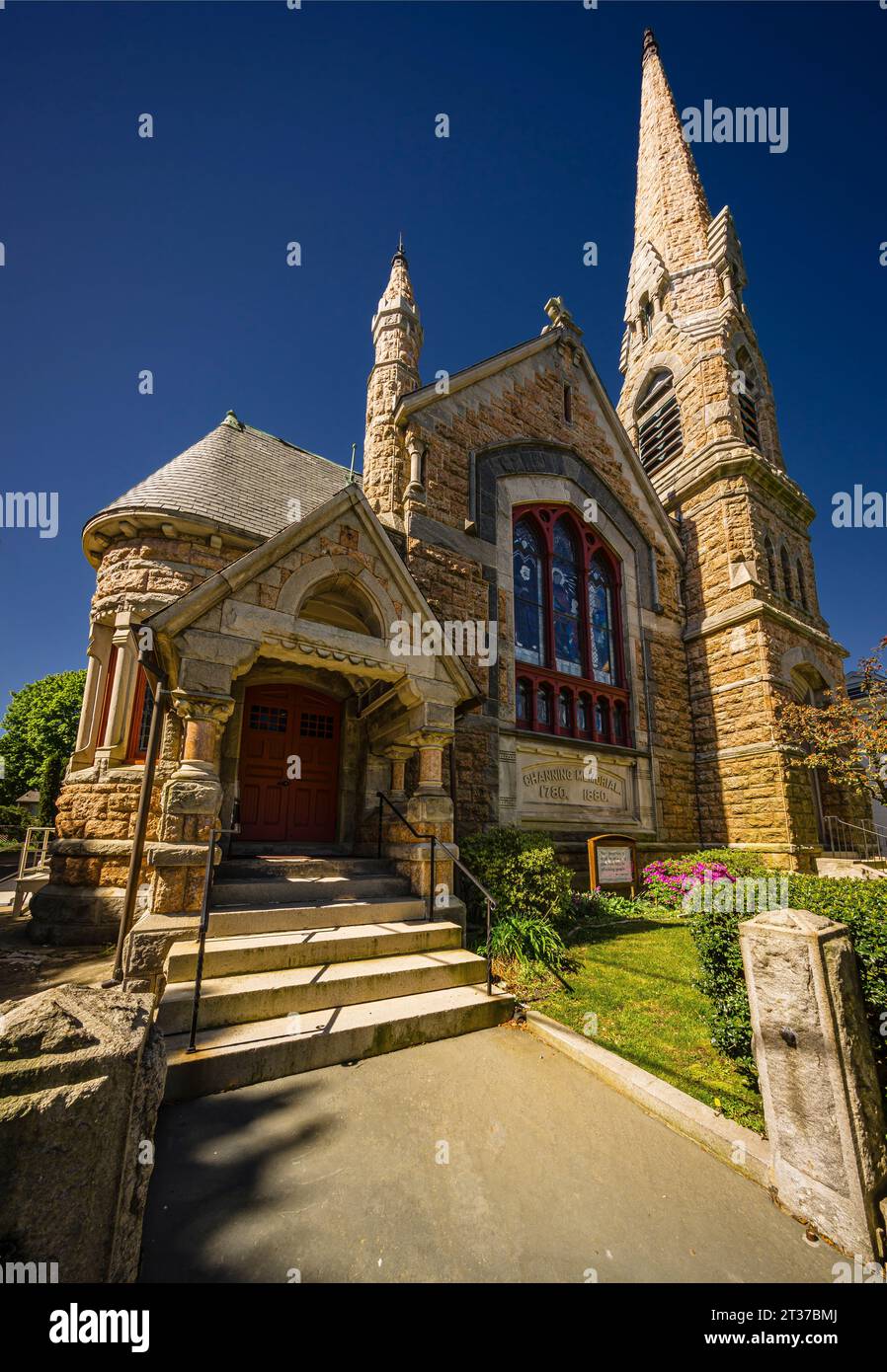 Channing Memorial Church _ Newport, Rhode Island, USA Banque D'Images