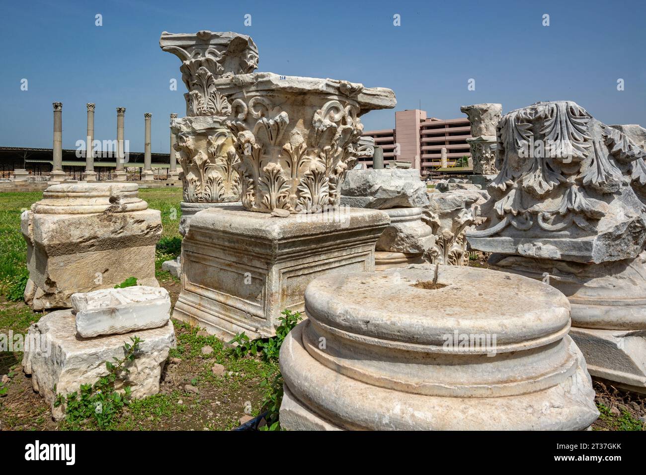 L'Agora de Smyrne, Agora d'Izmir, région égéenne de Turquie Banque D'Images