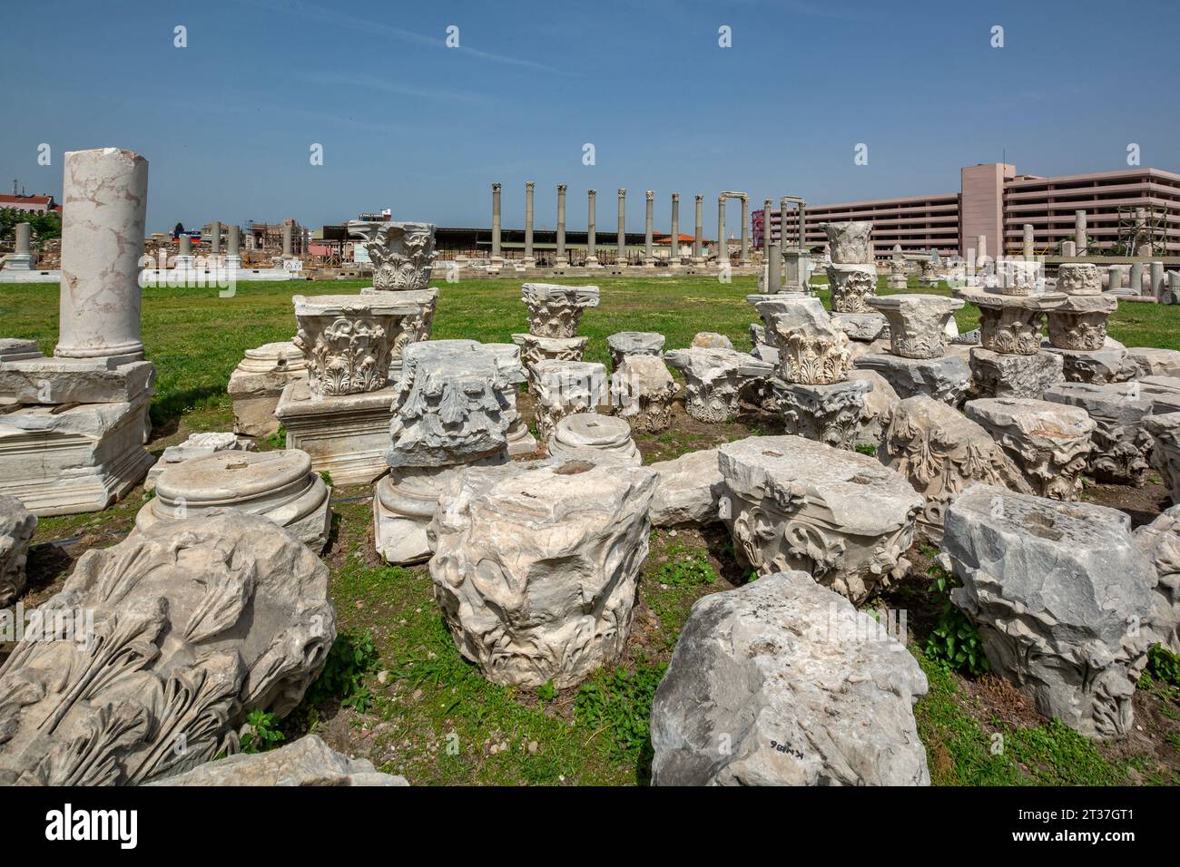 L'Agora de Smyrne, Agora d'Izmir, région égéenne de Turquie Banque D'Images