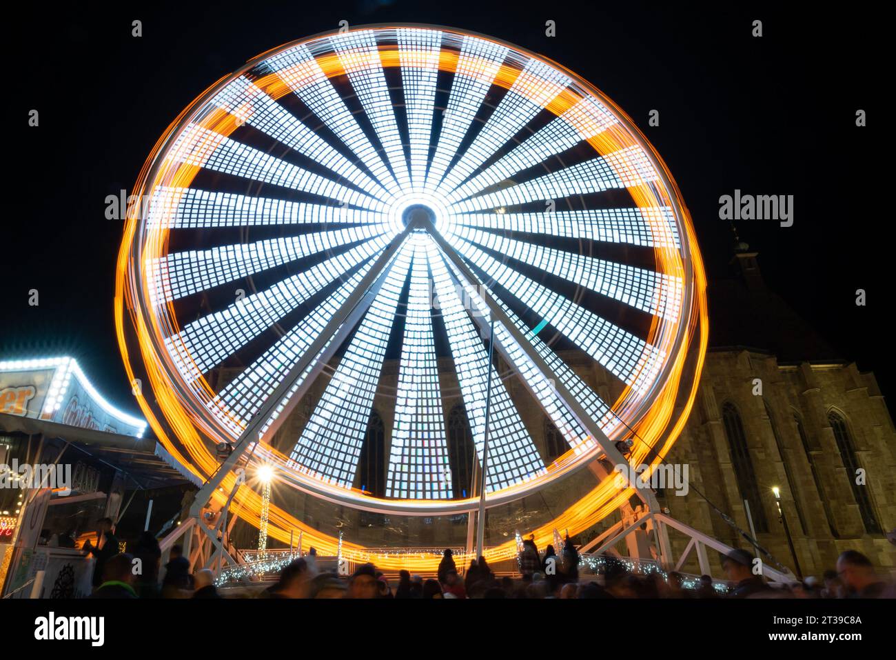 Marché de Noël de Cluj-Napoca, samedi 26 novembre 2022 Banque D'Images