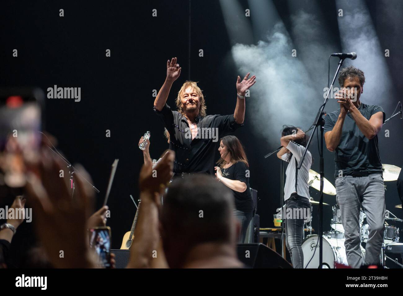 L'ancien chanteur du groupe Smokie, Chris Norman (Christopher Ward Norman), a donné un concert au BT Arena, à Cluj-Napoca, le 15 2023 juin Banque D'Images