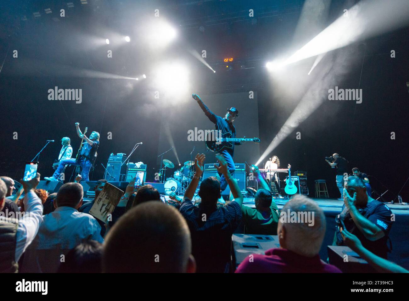 L'ancien chanteur du groupe Smokie, Chris Norman (Christopher Ward Norman), a donné un concert au BT Arena, à Cluj-Napoca, le 15 2023 juin Banque D'Images