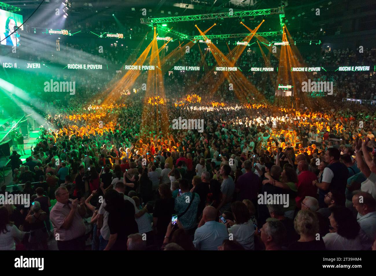 Sixième édition Discoteca 80, Cluj-Napoca, samedi 16 septembre 2023. Banque D'Images