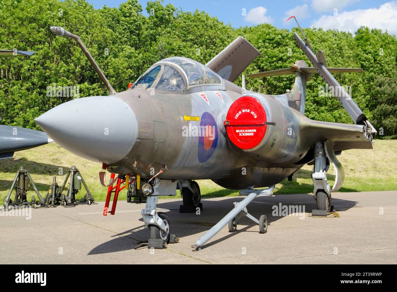 Blackburn, Buccaneer, S2B, XW544, Bruntingthorpe, Angleterre, Royaume-Uni. Banque D'Images