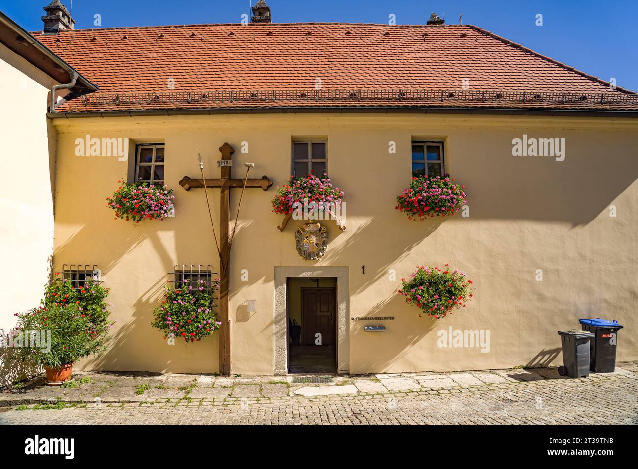 Franziskaner Kloster in der Fränkischen Schweiz, Gößweinstein, Bayern, Deutschland | Monastère franciscain de Gößweinstein en Suisse franconienne, Banque D'Images