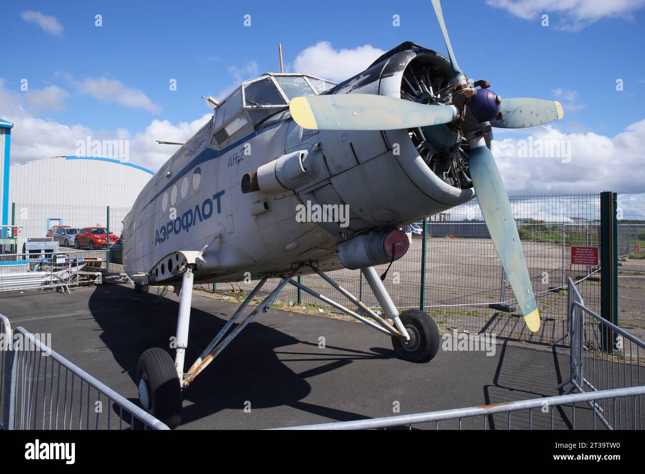 Antonov AN-2, fuselage, Hawarden, Chester, Banque D'Images