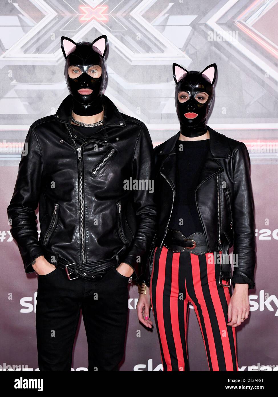 Milan, Italie. 24 octobre 2023. Milan, Présentation du programme de télévision « X Factor 2023 ». Sur la photo : animaux formidables, crédit : Independent photo Agency/Alamy Live News Banque D'Images