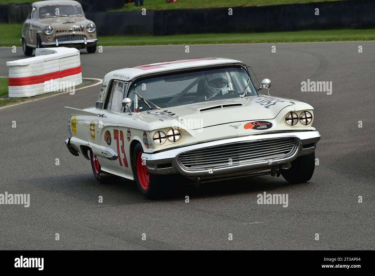 Bill Shepherd, Romain Dumas, Ford Thunderbird, St Mary’s Trophy Race, deux séances qualificatives suivies de deux courses de 25 minutes, le vainqueur étant un agg Banque D'Images