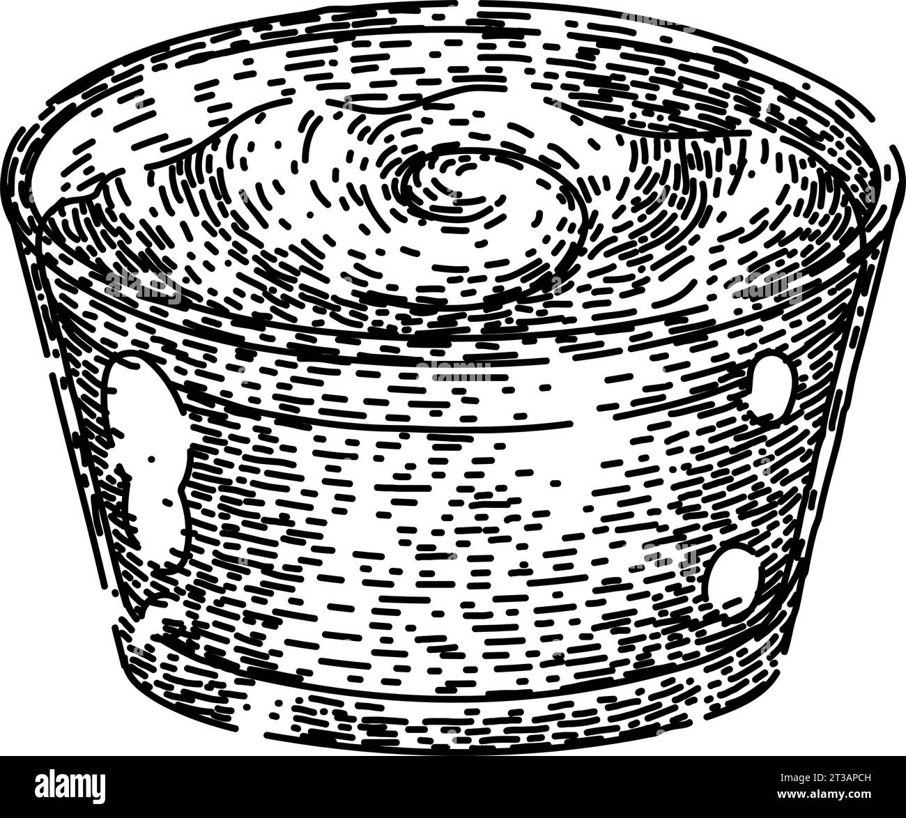 vecteur dessiné à la main de croquis de curry indien Illustration de Vecteur