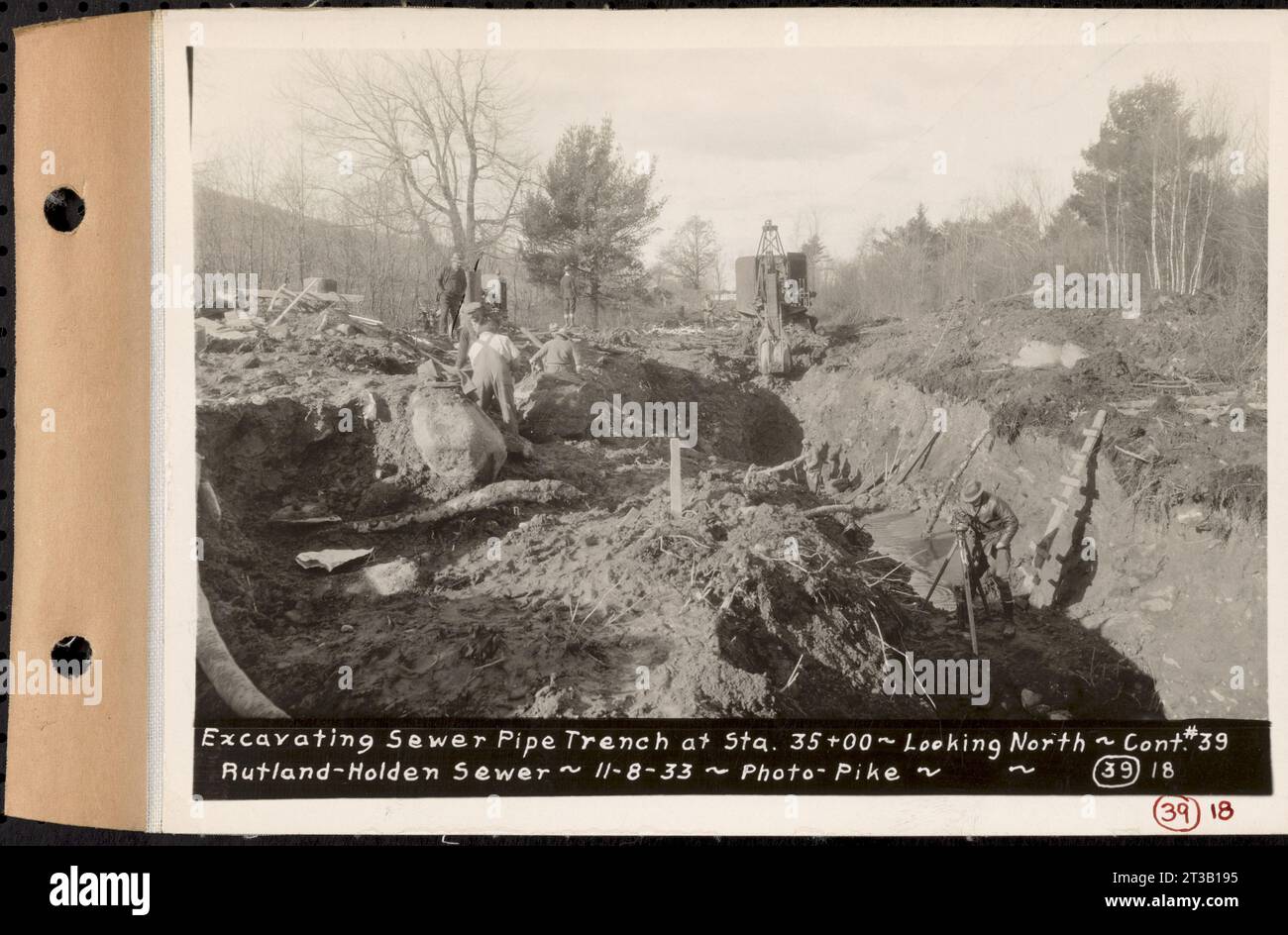 Contrat no 39, ??gout de la ligne principale, Rutland, Holden