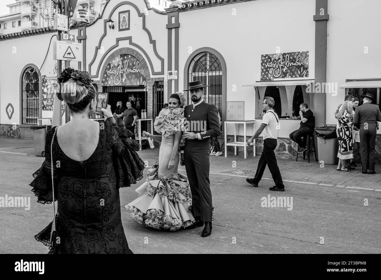 Espagne en 2023 Fuengirola Feria Banque D'Images