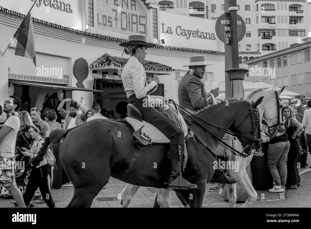 Espagne en 2023 Fuengirola Feria Banque D'Images