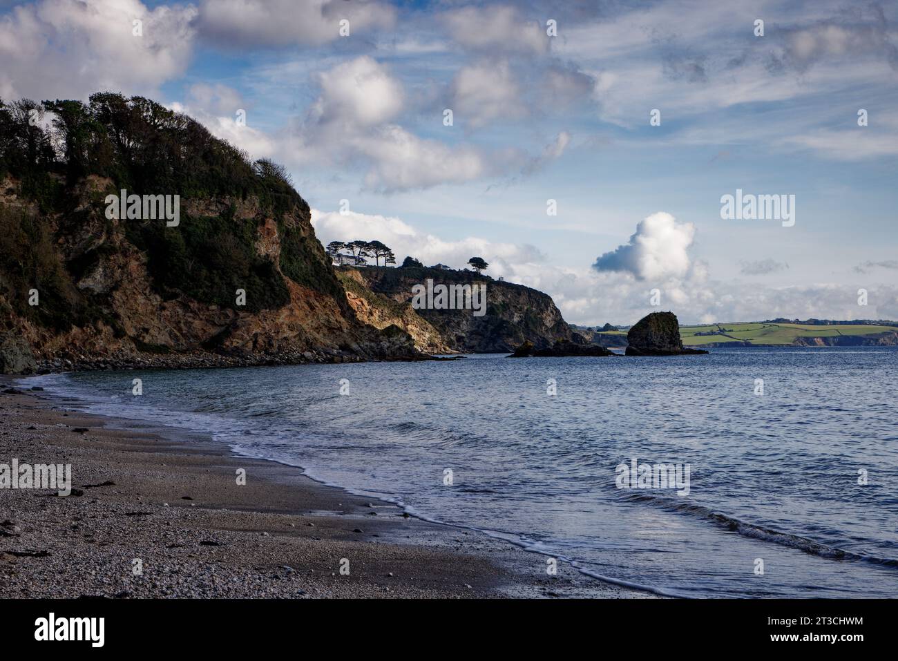 La baie de St Austell Banque D'Images