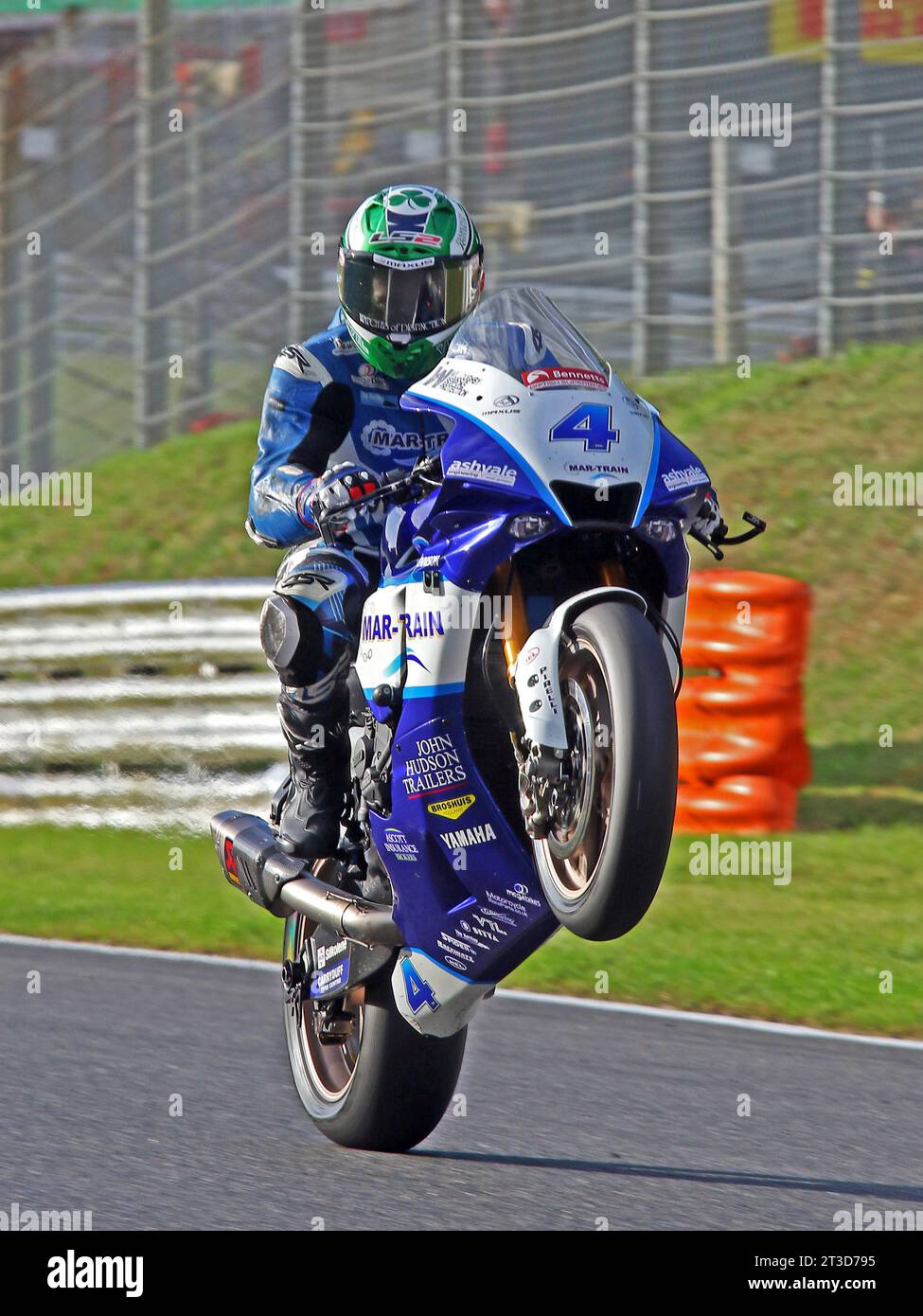 Jack Kennedy - Mar-train Racing Yamaha - pilote Yamaha 4 dans les 2023 British Superbikes à Brands Hatch en octobre 2023 Banque D'Images