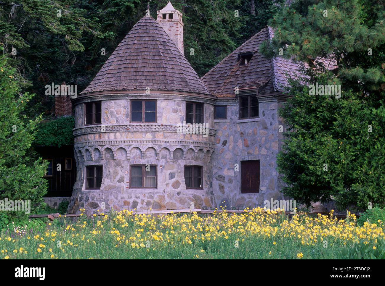 Vikingsholm, Emerald Bay State Park, Californie Banque D'Images