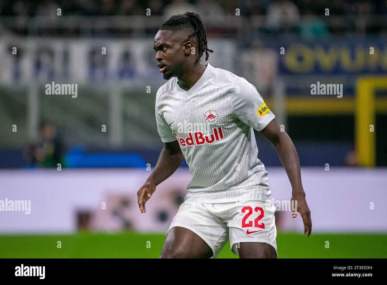 Milan, Italie - octobre 24 2023 - Ligue des champions - Inter-Salzbourg - solet oumar fc salzbourg crédit : Kines Milano/Alamy Live News Banque D'Images Milan, Italie - octobre 24 2023 - Ligue des champions - Inter-Salzbourg - solet oumar fc salzbourg crédit : Kines Milano/Alamy Live News Banque D'Images