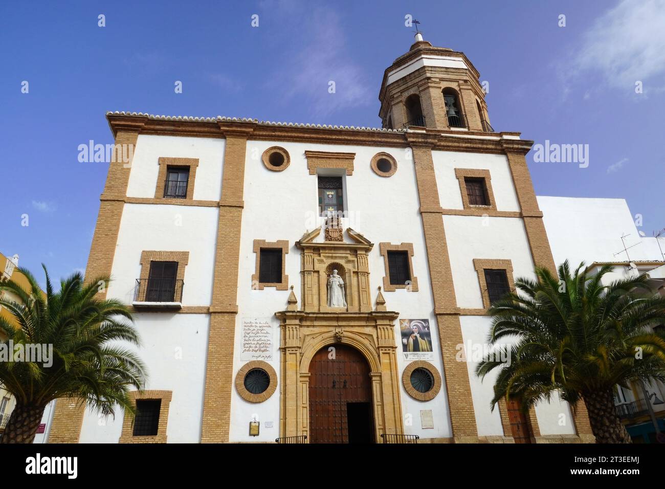 Espagne, Andalousie, Ronda : Église Nuestra Señora de la Merced Ronda Banque D'Images