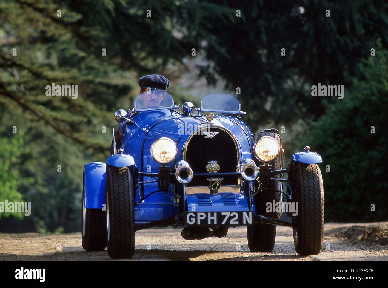 1987 Teal Bugatti Type 35 Replica Banque D'Images