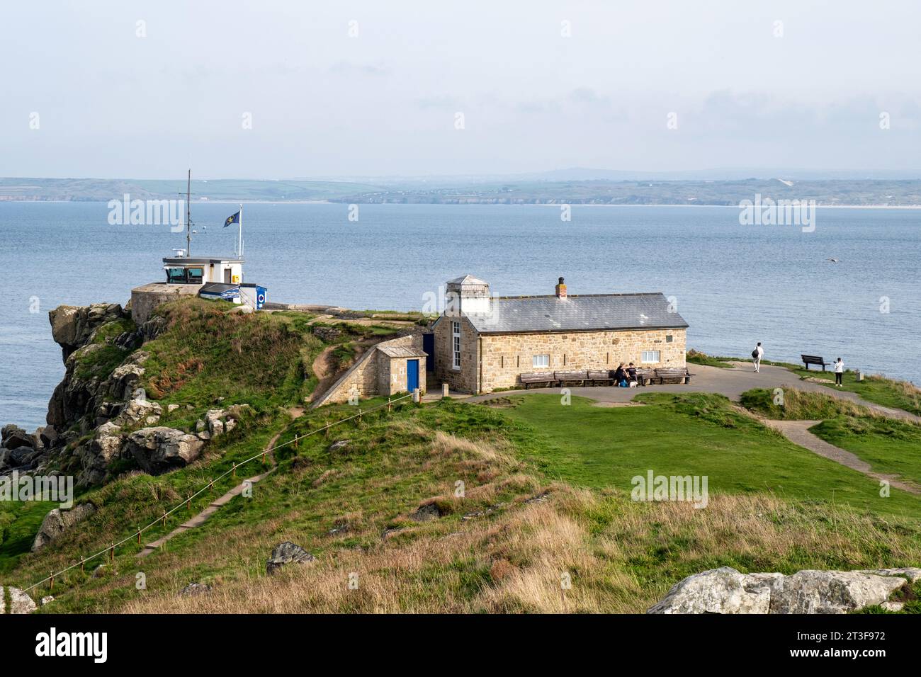 National Coastwatch institution, St Ives, Cornouailles, Royaume-Uni Banque D'Images