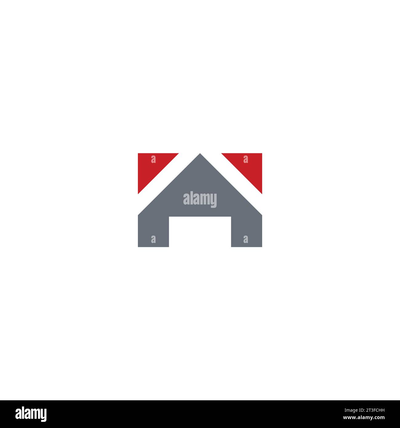 Conception de logo d'accueil. Icône Immobilier Illustration de Vecteur
