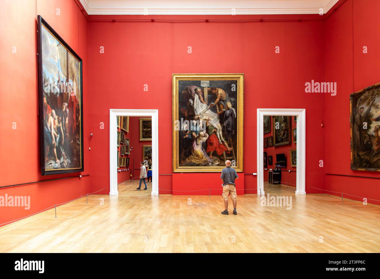 France, Nord (59), Lille, le Palais des Beaux-Arts, musée d'art et d'antiquités, l'un des plus grands de France, la descente de la croix, peinture vers 1616-1617 de Pierre Paul Rubens Banque D'Images