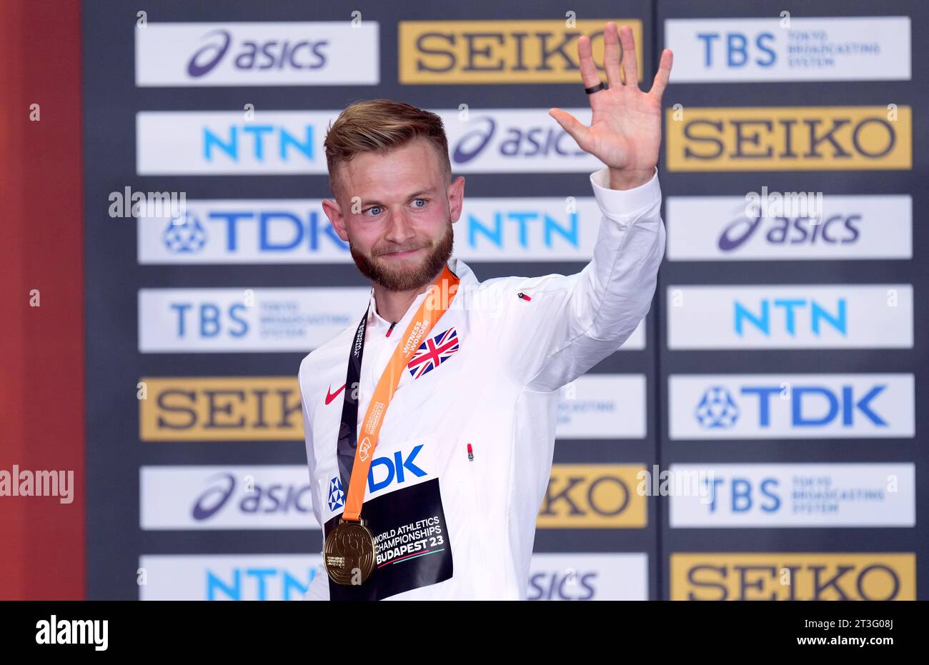 Photo du dossier datée du 25-08-2023 de Josh Kerr. Les champions du ...