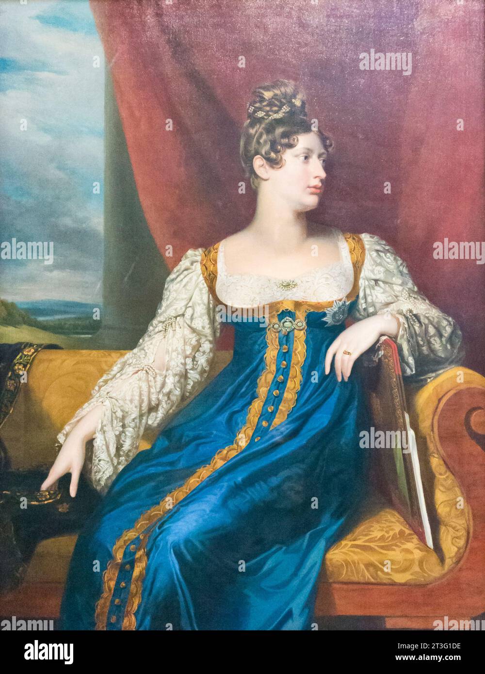 Princesse Charlotte Augusta de Galles de George Dawe Banque D'Images