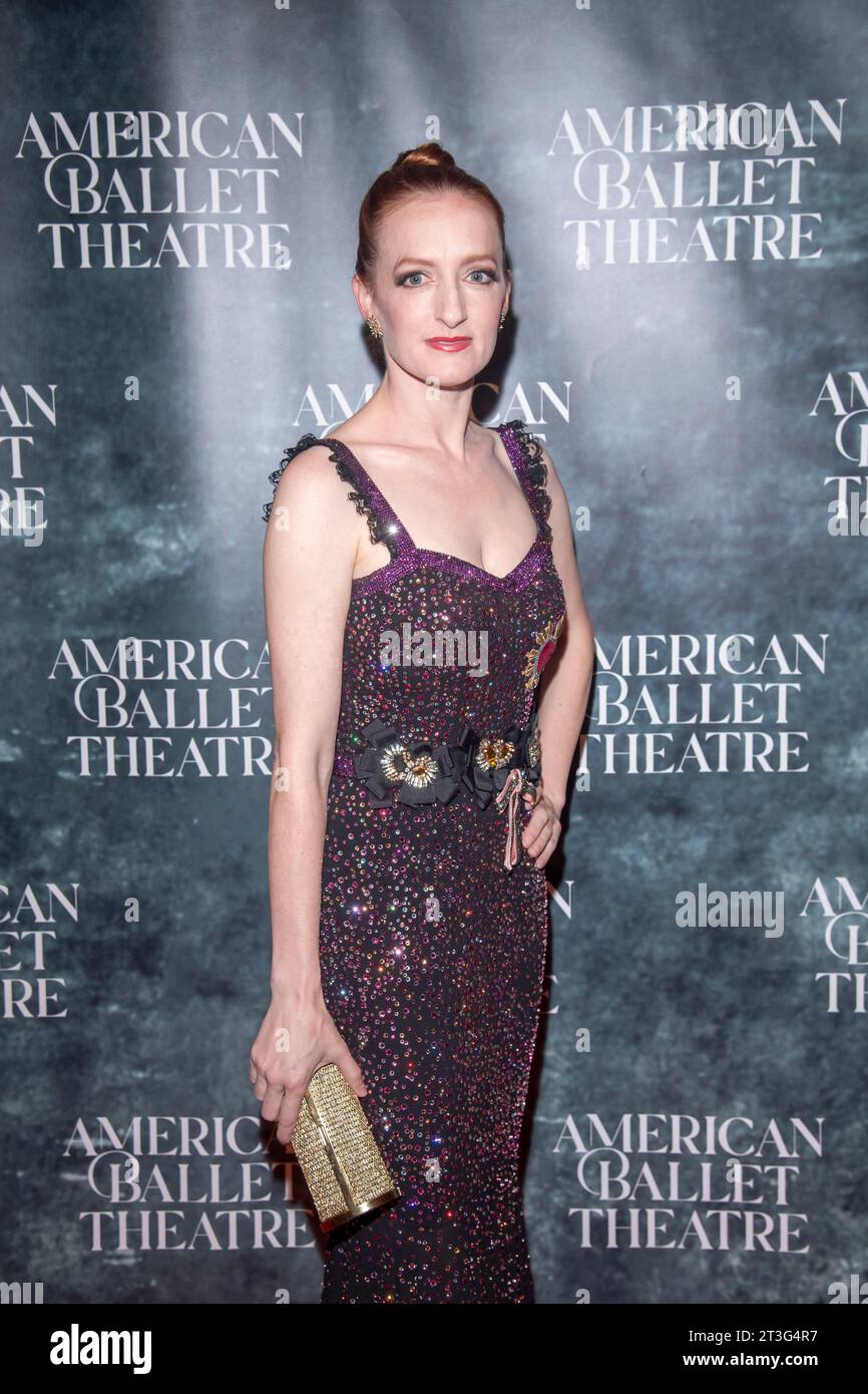 New York, États-Unis. 24 octobre 2023. Gillian Murphy assiste à l'American Ballet Theatre Fall Gala au David H. Koch Theater au Lincoln Center à New York. (Photo Ron Adar/SOPA Images/Sipa USA) crédit : SIPA USA/Alamy Live News Banque D'Images