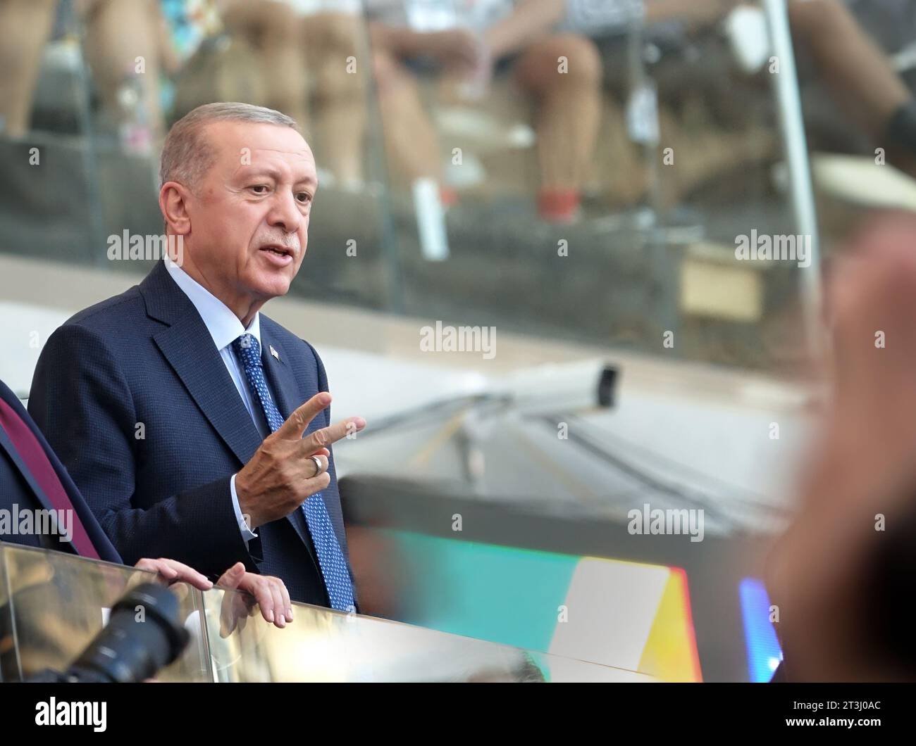 Istanbul Turquie - 20 août 2023 : Président turc Recep Tayyip Erdogan Banque D'Images