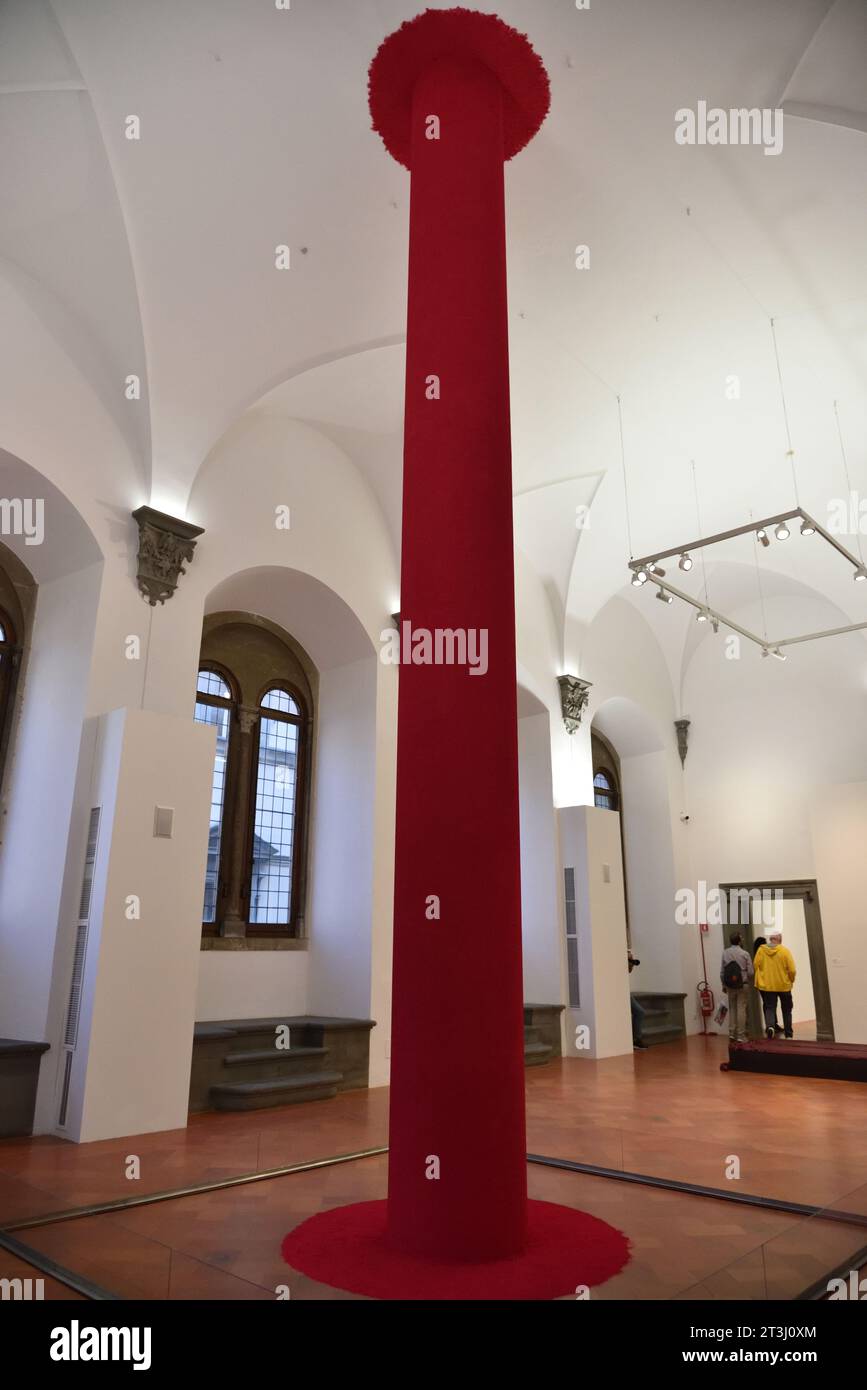 ANISH KAPOOR Untrue Unreal a Palazzo Strozzi Firenze (crédits :Andrea Paoletti) Banque D'Images