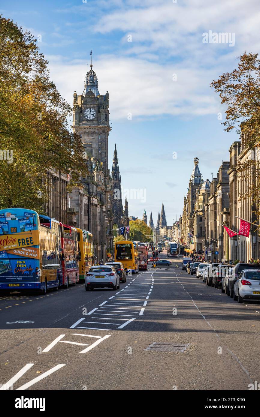 Princes Street, The Balmoral Hotel Tower, Édimbourg, Écosse, Royaume-Uni Banque D'Images