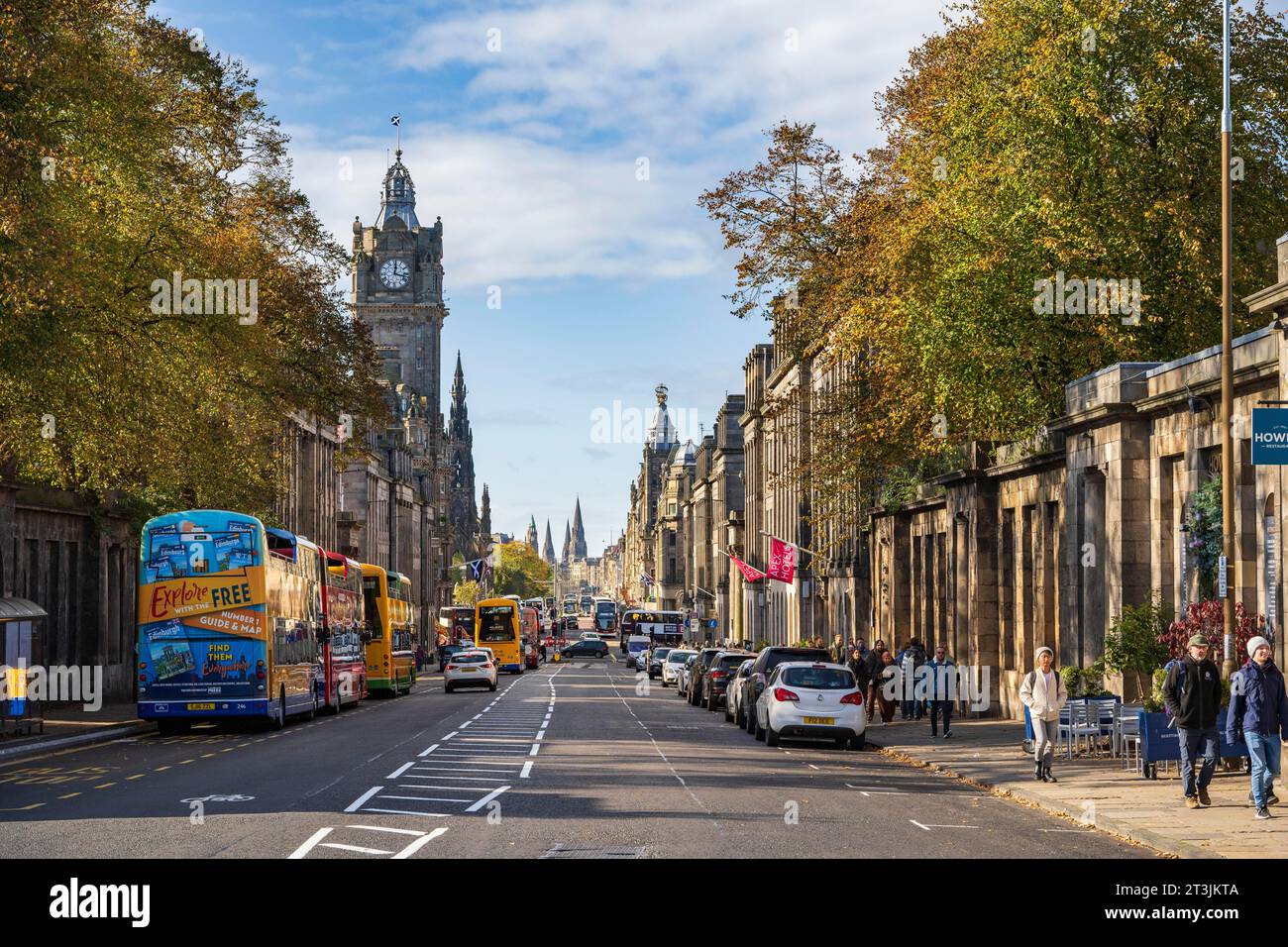 Princes Street, The Balmoral Hotel Tower, Édimbourg, Écosse, Royaume-Uni Banque D'Images