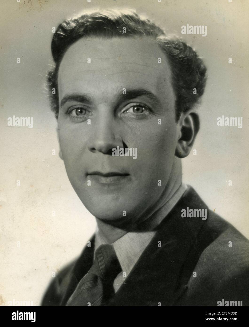 L'acteur danois Sigfred Johansen dans le film pas PAA Svinget i Solby, Danemark 1940 Banque D'Images