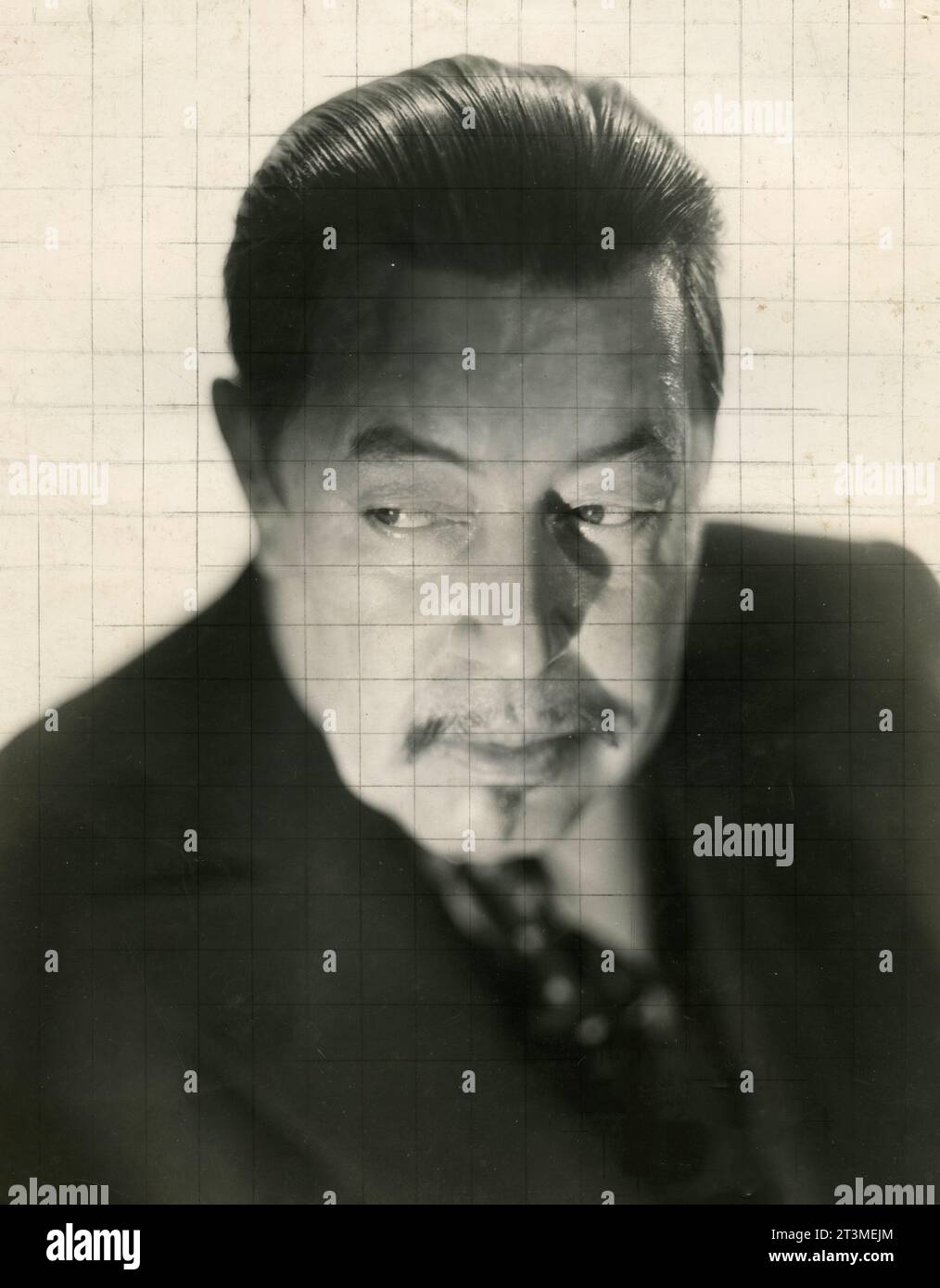 L'acteur suédois-américain Warner Oland dans le film Charlie Chan aux Jeux olympiques, USA 1937 Banque D'Images
