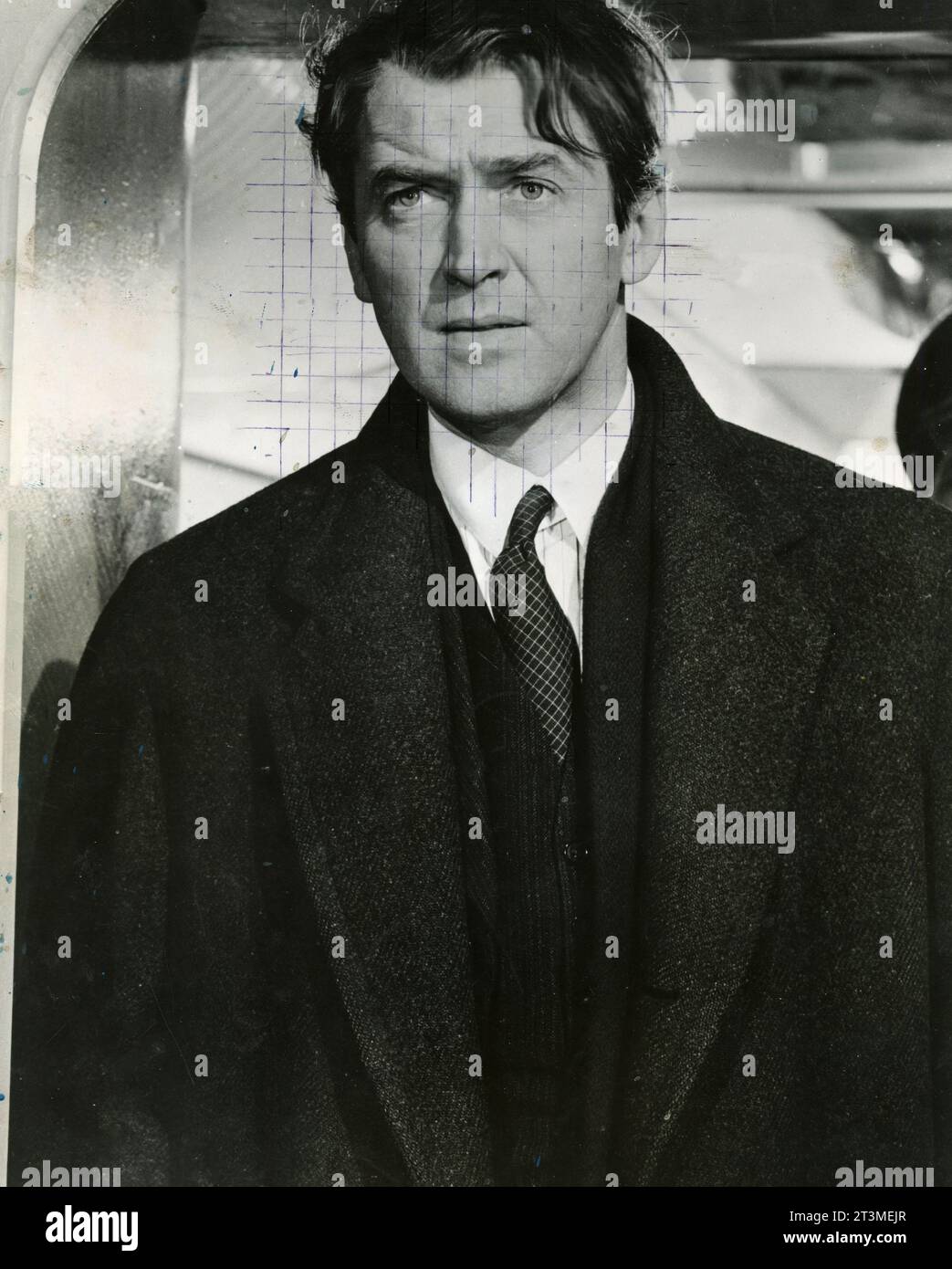 L'acteur américain James Steward dans le film No Highway in the Sky, États-Unis 1951 Banque D'Images