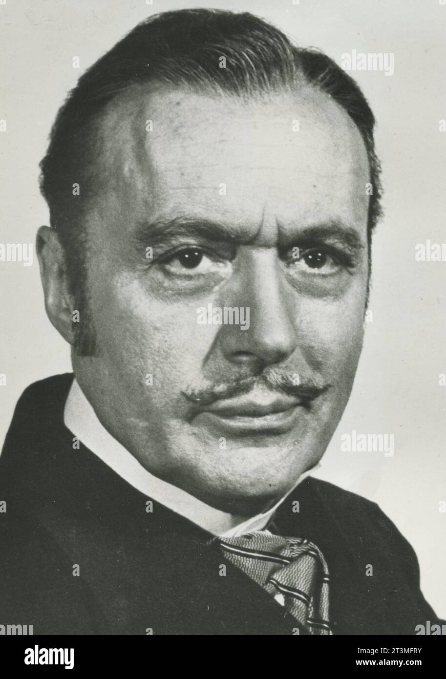 Photo De Presse Cinéma – Georges C. Scott, Acteur Américain, Film Patton – Tirage Original
