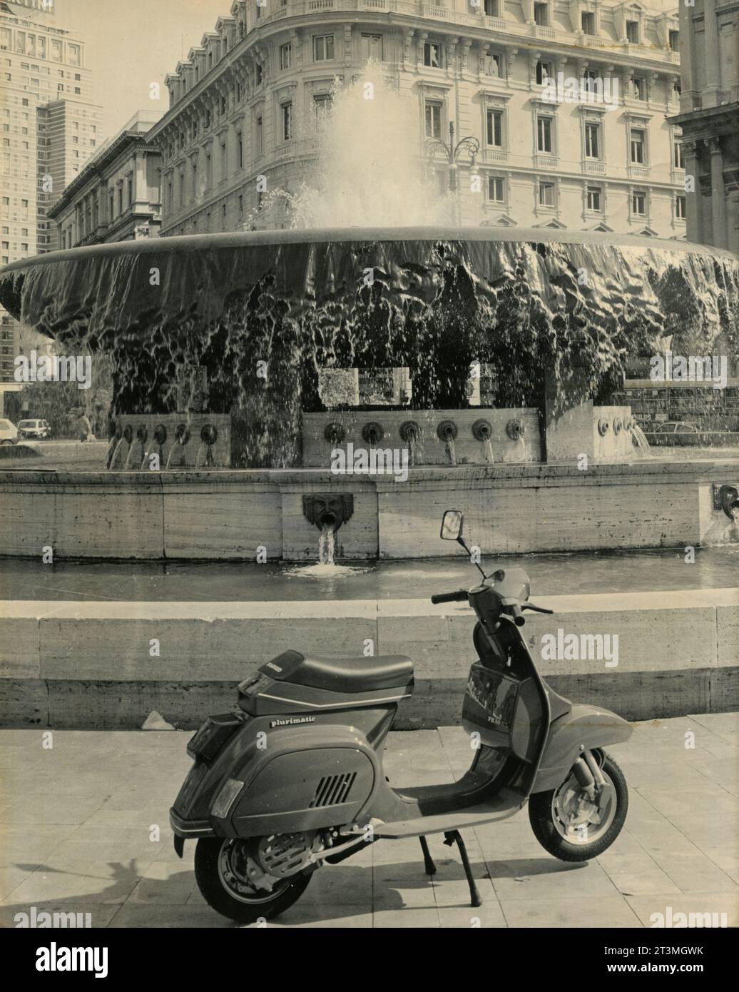 Piaggio Vespa 50 Plurimatic scooter, Italie 1986 Banque D'Images