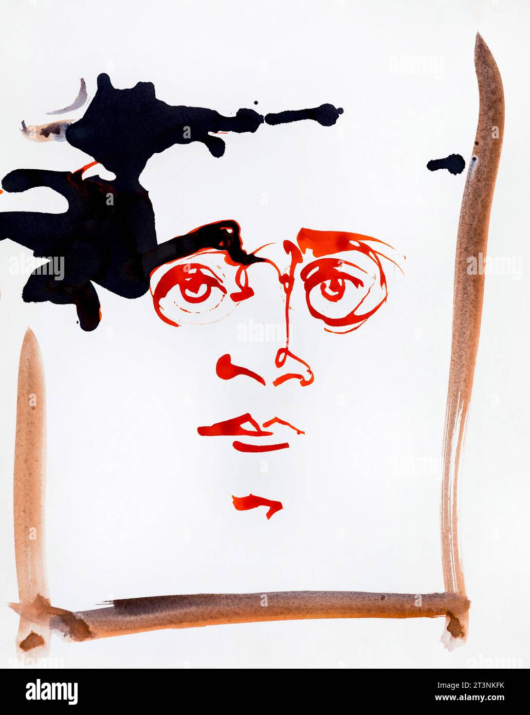Portrait d'Antonio GRAMSCI Banque D'Images