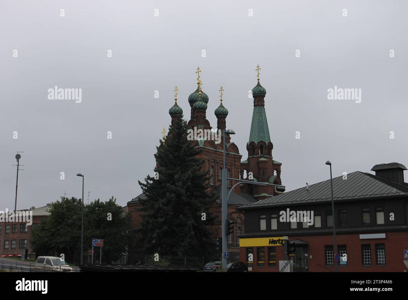 Église orthodoxe de Tampere (également connue sous le nom d'Église Alexandre Nevsky et Saint Nicolas) Banque D'Images