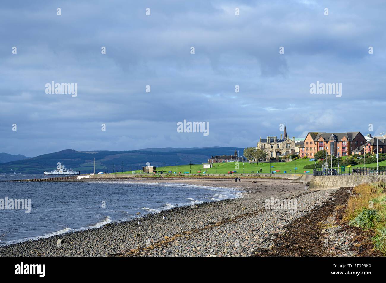 Ville balnéaire de Largs dans le North Ayrshire, Écosse, Royaume-Uni, Europe Banque D'Images