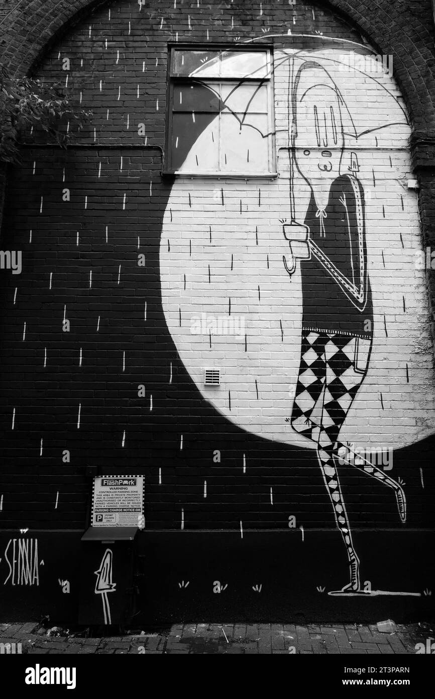 Graffiti , Londres Royaume-Uni Angleterre Banque D'Images