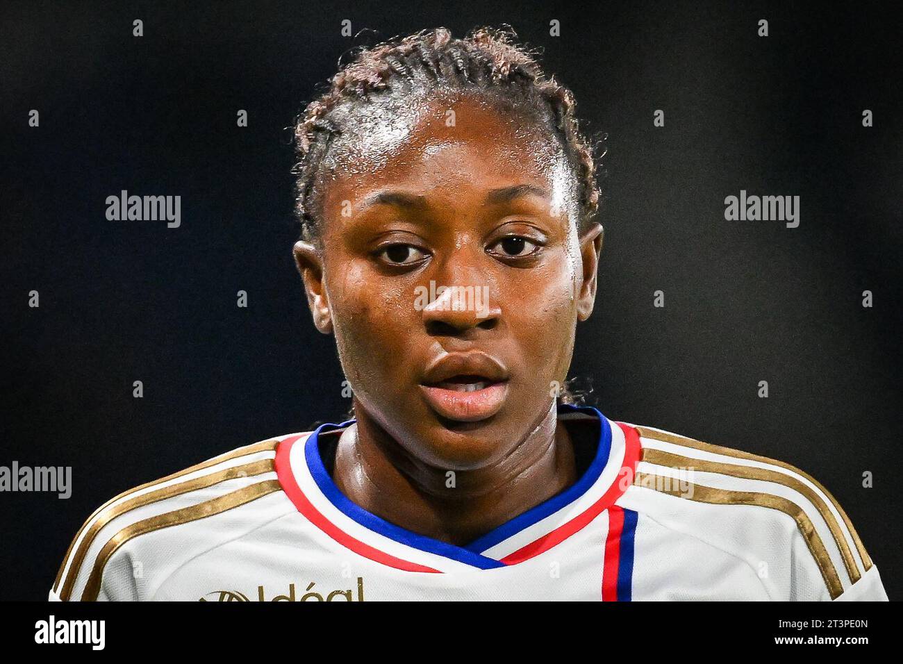 Paris, France. 01 octobre 2023. Kadidiatou DIANI de Lyon lors du match de football féminin D1 Arkema entre le Paris Saint Germain et l'Olympique Lyonnais le 1 octobre 2023 au Parc des Princes à Paris, France - photo Matthieu Mirville/DPPI crédit : DPPI Media/Alamy Live News Banque D'Images