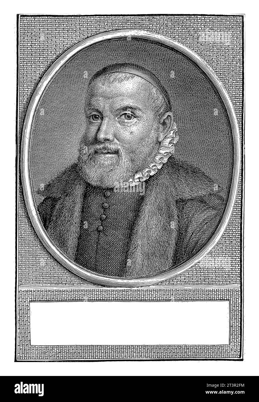 Portrait de Johannes Cuchlinus, Christian Friedrich Fritzsch, 1719 - 1774 Portrait en ovale du prédicateur Johannes Cuchlinus, à moitié à gauche. Sur le HE Banque D'Images