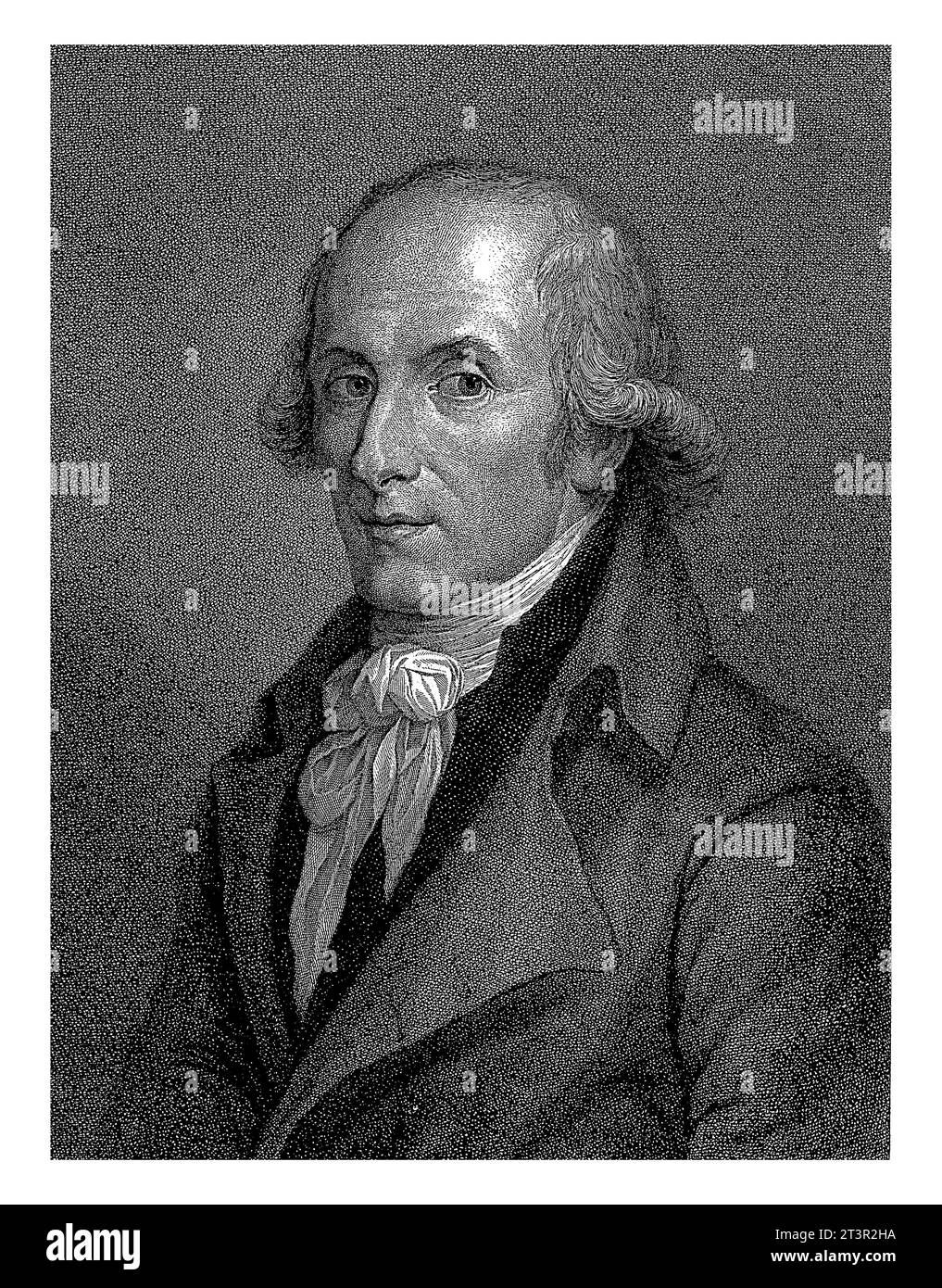 Portrait du sculpteur Antonio Canova, Francesco Rosaspina, d'après Andrea Appiani, 1772 - 1841 Banque D'Images