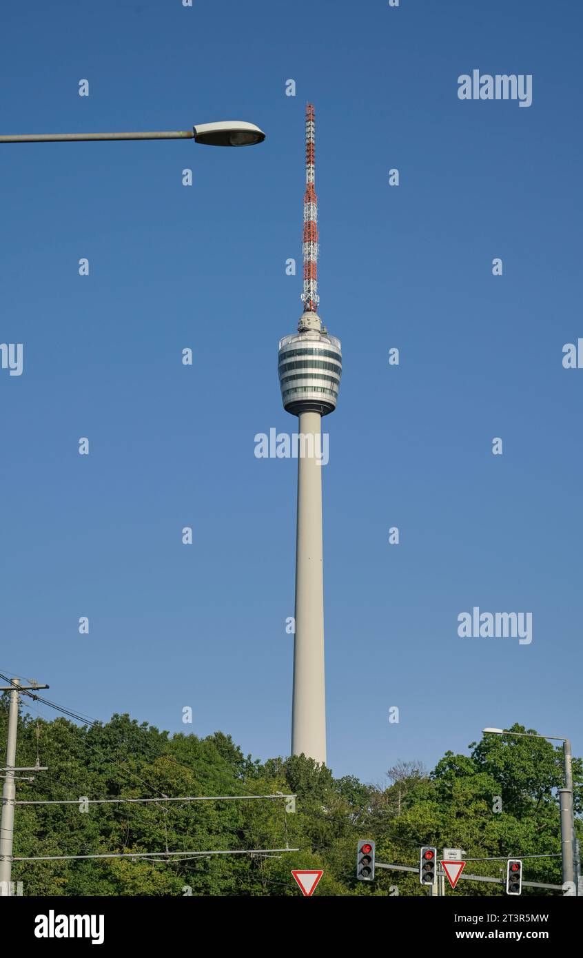 SWR Fernsehturm Stuttgart, Hoher Bopser, Stuttgart, Baden-Württemberg, Deutschland *** SWR TV Tower Stuttgart, Hoher Bopser, Stuttgart, Baden Württemberg, Allemagne crédit : Imago/Alamy Live News Banque D'Images