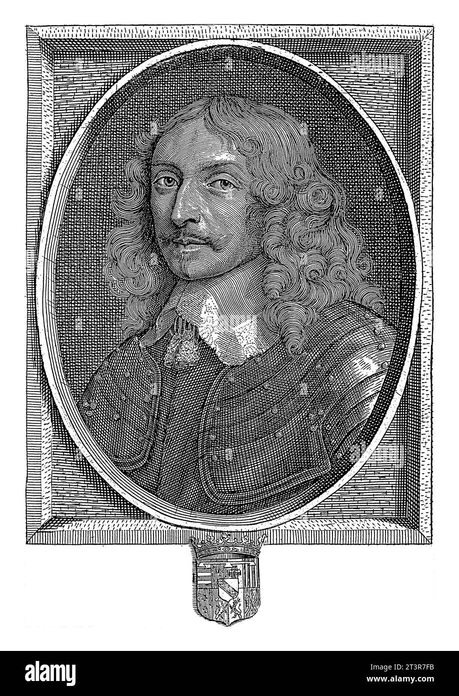 Portrait de François de Lorraine, Pieter de Jode (II), 1655 buste